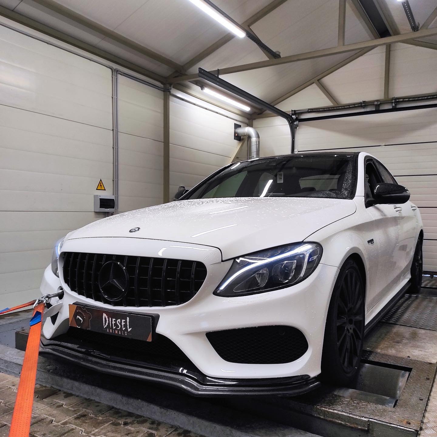 Mercedes benz C43 AMG galios didinimas